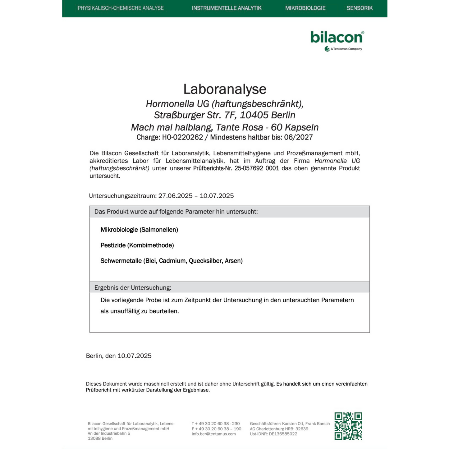 Balance & Leberkraft¹