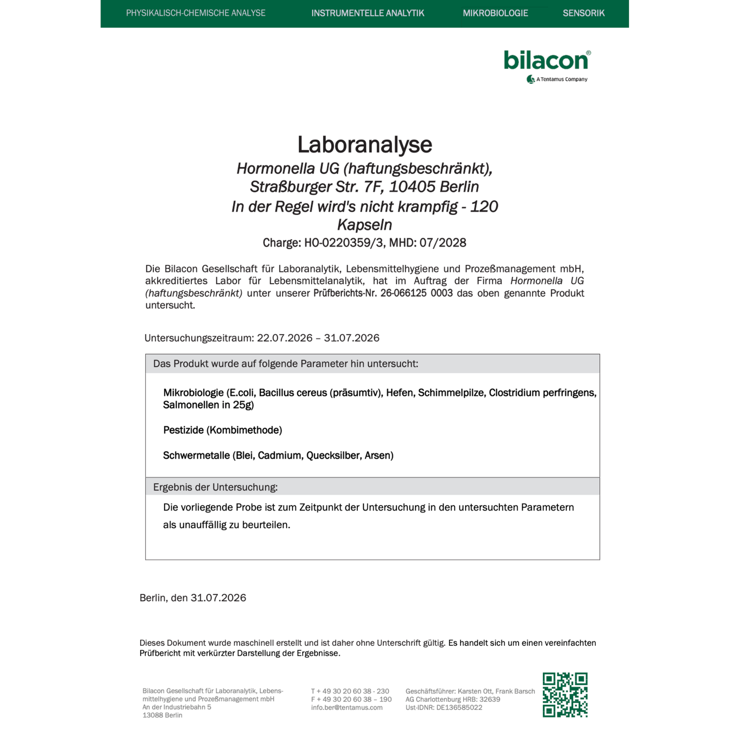 Hormonbalance¹ & Starke Nerven²