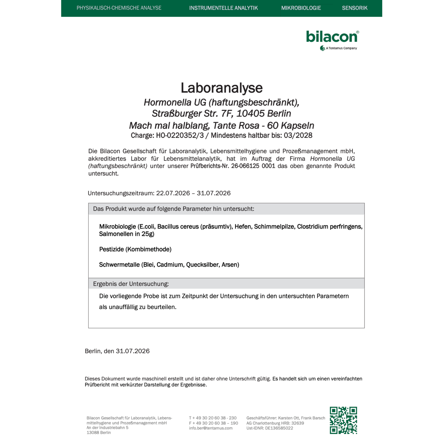Hormonbalance¹ & Starke Nerven²